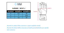 Dětské rukavice KILPI Nicky-J růžová