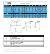 Pánské 3/4 kalhoty KILPI Otara-M tyrkysová