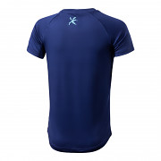 Dětské funkční triko KLIMATEX Wond - tm. modrá