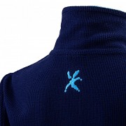 Dětský pulovr KLIMATEX Dashi - tm. modrá/sv. tyrkysová