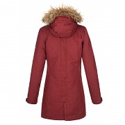 Dámský zimní kabát KILPI Peru-W tmavě červená