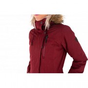 Dámský zimní kabát KILPI Peru-W tmavě červená