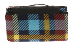 HI-TEC Piqnic Blanket - 130x150 - blue & red