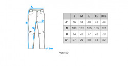 Pánské kalhoty OMBRE P1023 grafitová
