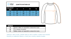 Dětské funkční triko KILPI Nathan-JB černá - vel. 4