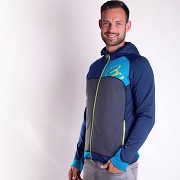 PROGRESS Rebel Hoody - modrá/tyrkysová/zelená