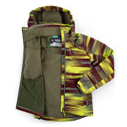 Chlapecká softshellová bunda KILPI Ravio-J khaki