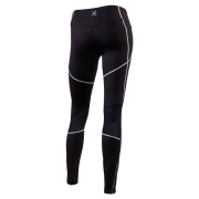 Dámské běžecké legíny KLIMATEX Lina - černá/bílá