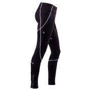 Dámské běžecké legíny KLIMATEX Lina - černá/bílá