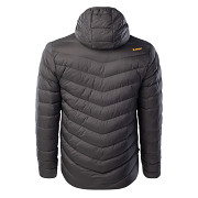 Pánská zimní bunda HI-TEC Salrin - black ink/bright marigold