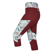 Dámské 3/4 legíny OCÚN Rhea Leggings 3/4 - wine merlot