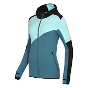 Dámská mikina PROGRESS Territoria Hoody - černá/mint