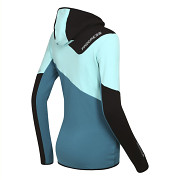 Dámská mikina PROGRESS Territoria Hoody - černá/mint