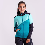 Dámská mikina PROGRESS Territoria Hoody - černá/mint