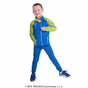 Dětská mikina PROGRESS Toffi Kid - modrá/zelená