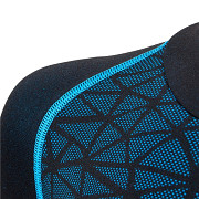 Dětské funkční triko KLIMATEX Pafos - černá/blankytně modrá