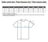 Pánské triko CXS Daniel - černá