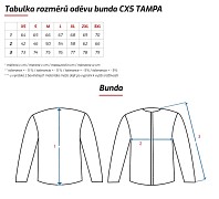 Dámská zateplená mikina CXS Tampa - černá