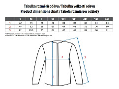 Pánská strečová mikina CXS Toronto - ocelově modrá