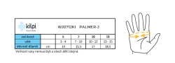 Dětské rukavice KILPI Palmer-J tmavě modrá