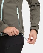 Dámská softshellová bunda KILPI Ravia-W tmavě zelená