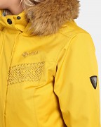 Dámský zimní kabát KILPI Peru-W zlatá