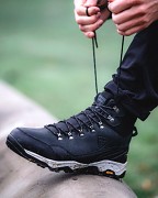 Treková obuv KILPI Tracker High WP-U černá