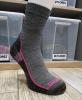 Produkt: Ponožky FLORES Merino LT - šedá/růžová - vel. 36-38