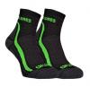 Produkt: Ponožky FLORES Active - černá/neon zelená - set 2 párů - vel. 36-38 