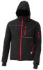 Produkt: Pánská softshellová bunda PROMACHER Rufus Jacket - black/red - vel. 4XL