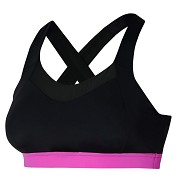 MIZUNO High Support Bra -  black/pink - vel. XS