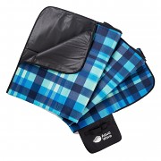 AQUAWAVE Chequa Blanket 130 x 150 cm - blue checkquered print