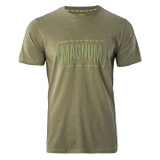 MAGNUM Essential T-shirt 2.0 - olivine melange - vel. M