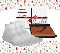 Vánoční set FLORES Sport Pack - bílá/oranžová