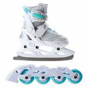 MARTES Torfina JR - white/pool blue/heart print - vel. M (37-40)