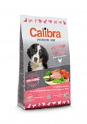 CALIBRA Dog Premium Line Junior Large 12 kg + 3 kg ZDARMA