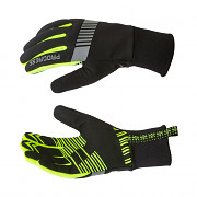 PROGRESS Snowsport Gloves - černá/reflexní žlutá - vel. XXL