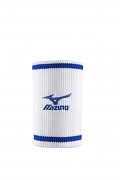 MIZUNO Wristband Long - White/Reflex Blue (1 pár)