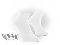 VM Bamboo Short Medical 8011 bílá - set 3 párů - vel. 43-46