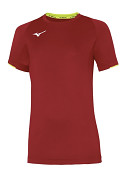 MIZUNO Core Short Sleeve Tee JR - red/yellow fluo - vel. 128