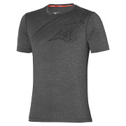 MIZUNO Core Graphic Run Tee - magnet