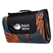 AQUAWAVE Salva Blanket - orange palms print - 200 x 200 cm