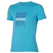 MIZUNO Athletics Mizuno Tee - maui blue - vel. M