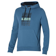 MIZUNO Graphic Hoody - china blue - vel. XL