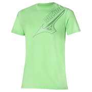 MIZUNO Release Graphic Tee - patina green - vel. S