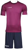 HUMMEL Ina Core - rubine red/marine
