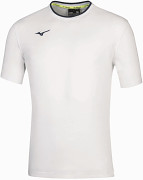 MIZUNO Men Mizuno Tee - white/navy - vel. XXL