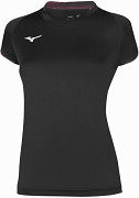 MIZUNO Core Short Sleeve Tee W - black/black - vel. 3XL