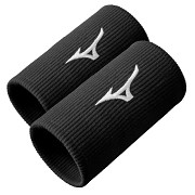 MIZUNO Wristband Long - black/white (1 pár)