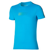 MIZUNO Release Tape Tee - hawaiian ocean